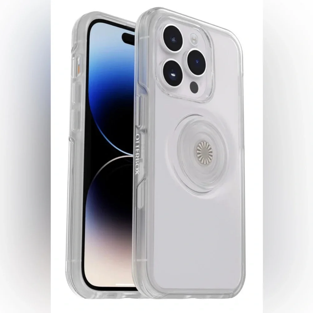 NEW iPhone 14 Pro - Otterbox Otter+Pop Symmetry Series Case (CLEAR)